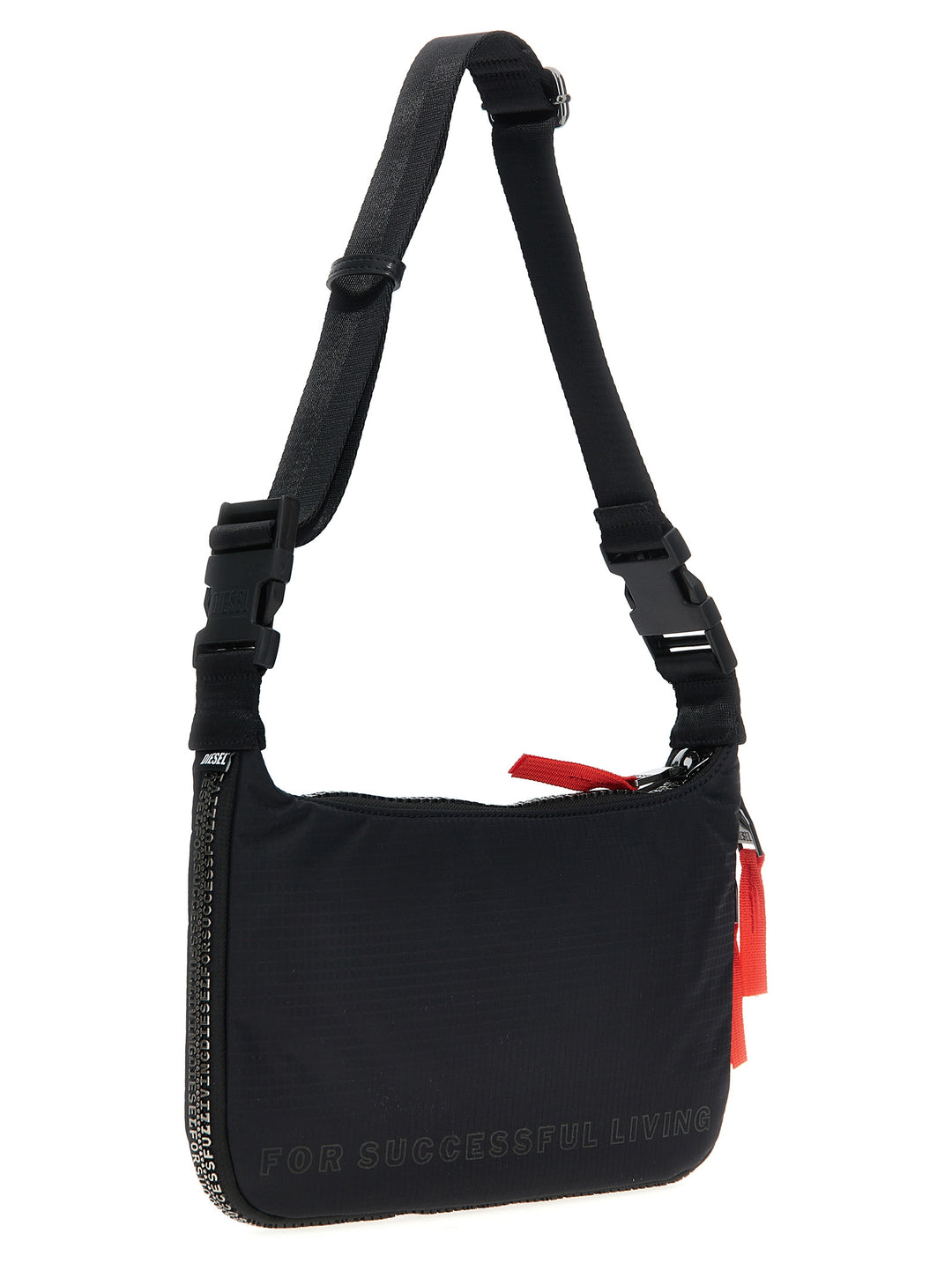 Zip-D Shoulder Bags Black