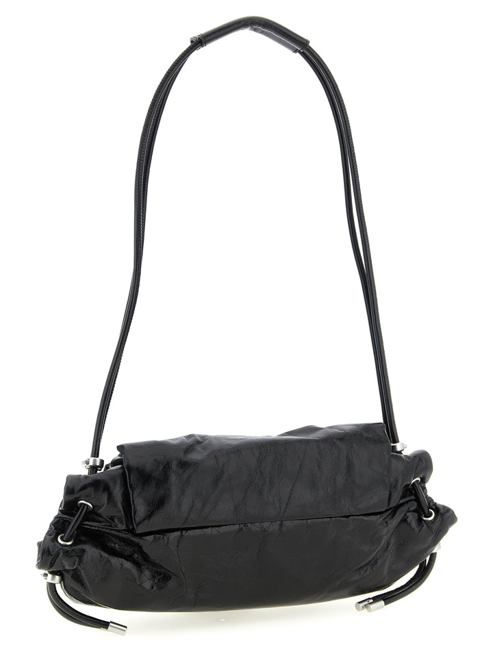 Diesel Scrunch-D Shoulder S Shoulder Bags - Black | 77aa207c0739ed01e4a292d3175f219e0ae12698