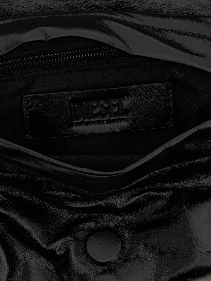 Diesel Scrunch-D Shoulder S Shoulder Bags - Black | 665ef88ed46563d1d2eed8e9002d6e697ef6492c