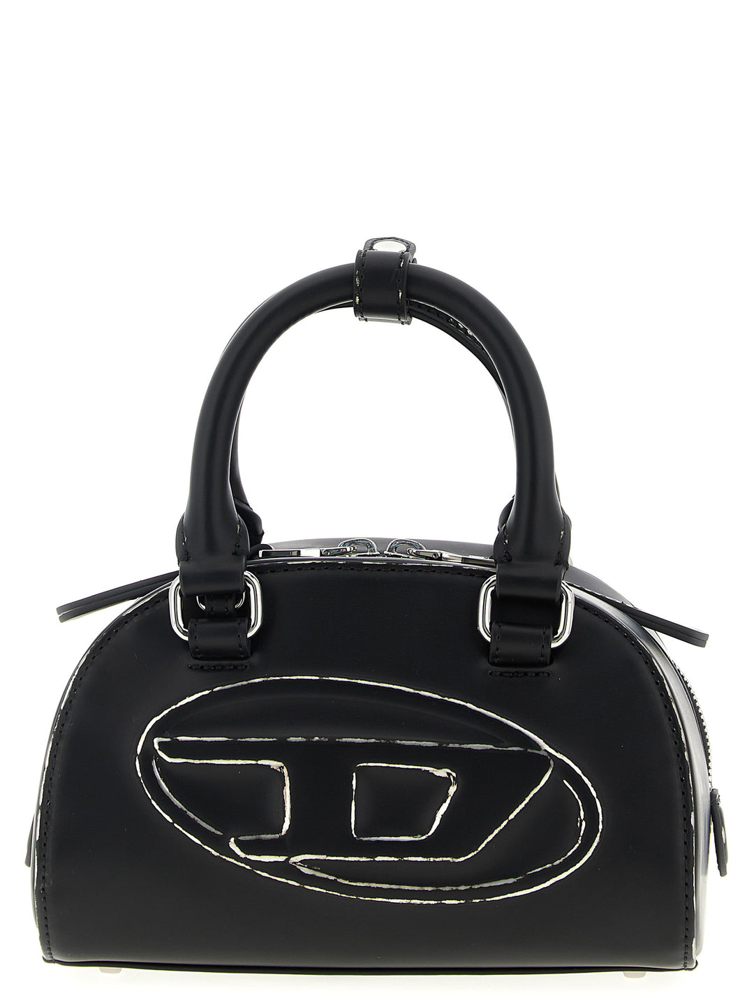 Diesel 1dr Dome Hand Bags - Black | 869233d1862f683d9b455d281a5a57b58f207f9d
