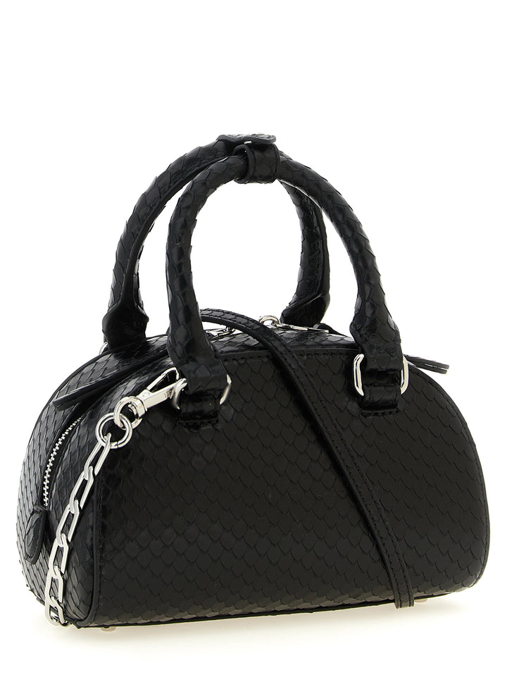 Diesel 1dr Dome Crossbody Bags - Black | 1806238de4854ed04957b9afb3ef904ac1ddea1d