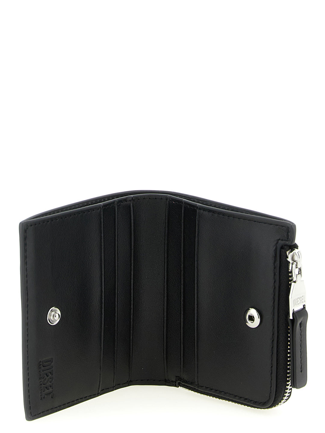 Diesel 1dr Bi Fold Zip L Wallets and Card Holders - Black | 5271427c6d17d3f74a21a33e062e7c60d4636431