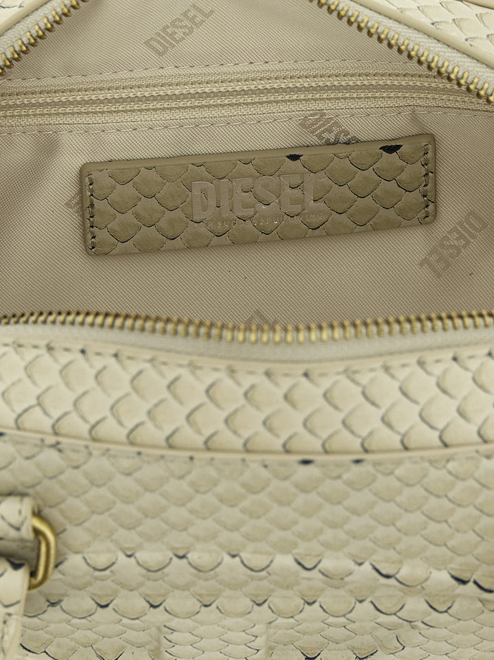 Diesel 1dr Dome Shoulder Bags - Beige | 3f669a8173f463c69e3520e1d02e07d58c4c7049