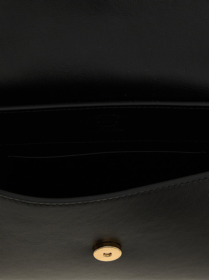 Tod'S Mini Leather Shoulder Strap Crossbody Bags - Black | fc5fa133cb7fd2fbbd1a84c298775bd2c9e466d3