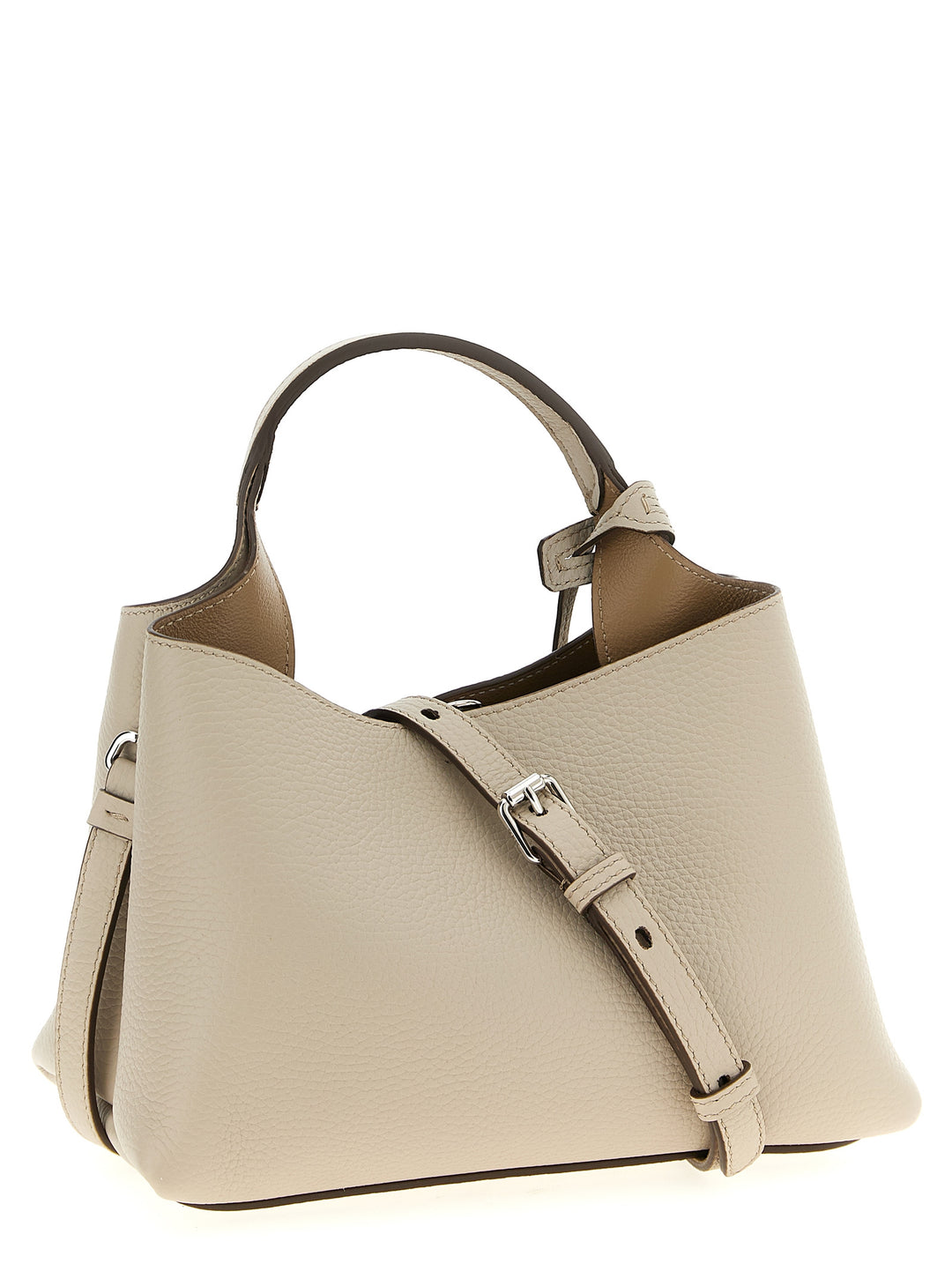 Tod'S Micro Leather Handbag Crossbody Bags - Gray | 429fee15c2b5288c617ffd54593e62fbb2c657b1