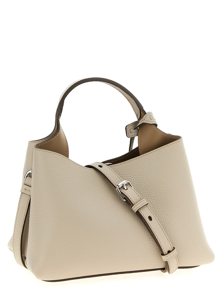 Tod'S Micro Leather Handbag Crossbody Bags - Gray | 429fee15c2b5288c617ffd54593e62fbb2c657b1
