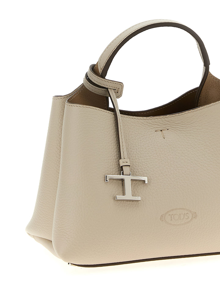 Tod'S Micro Leather Handbag Crossbody Bags - Gray | 06bfc8e9973cbedf37908dd0bd3927f79c11259f
