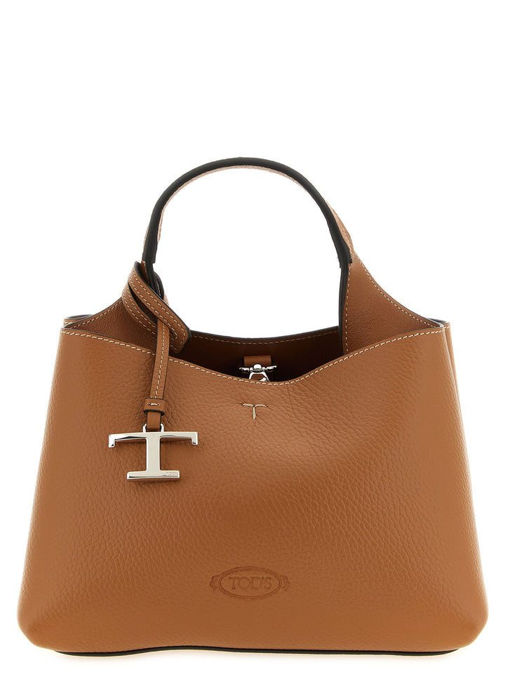 Tod'S Micro Leather Handbag Hand Bags - Beige | e0d9d1bea852d1ef6a4e20d229ab2f0f9c888571