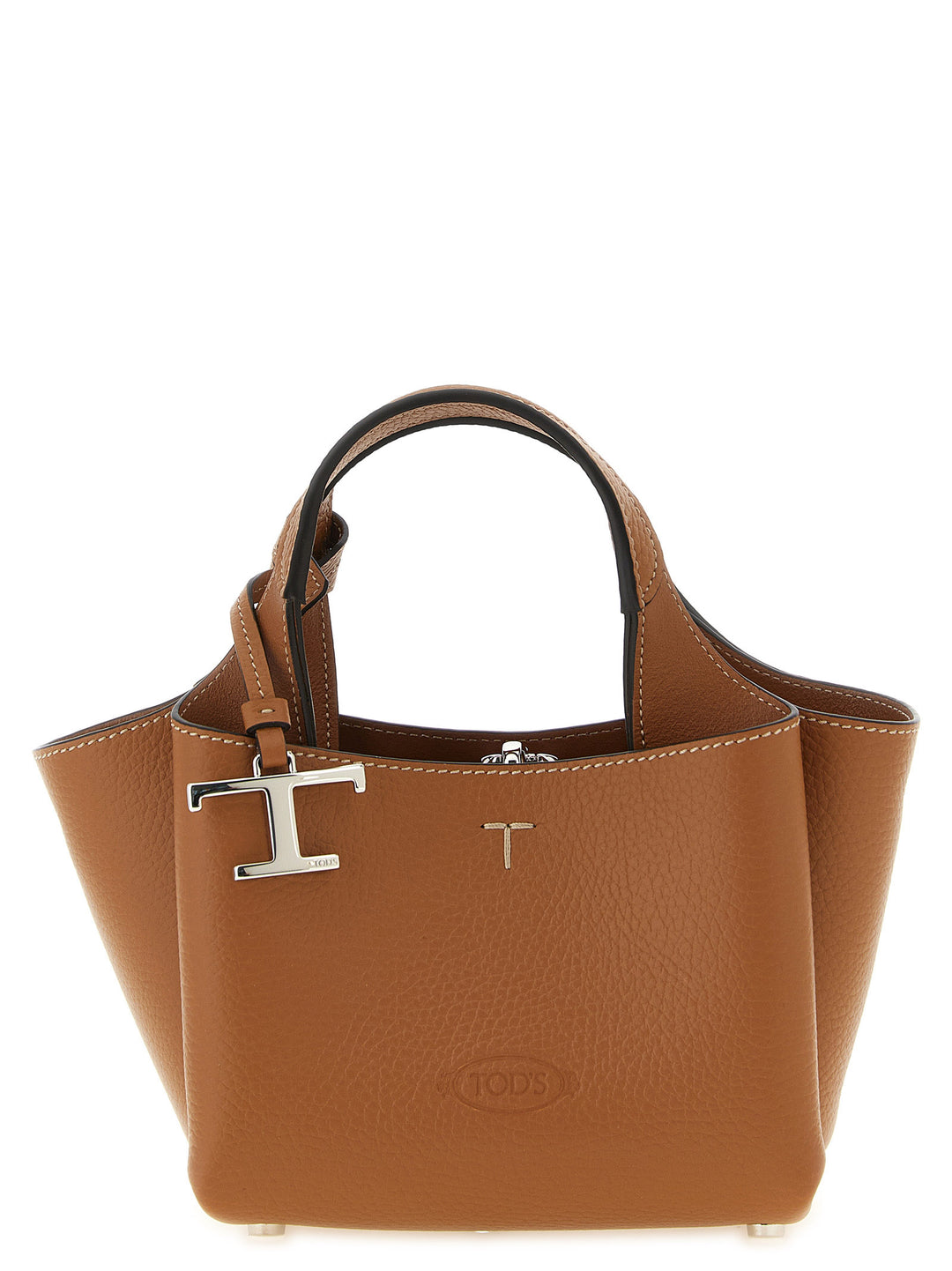 Tod'S Micro Leather Handbag Hand Bags - Brown | 7c26f3785f8ce2dd2da6ffca35b18007e1802707