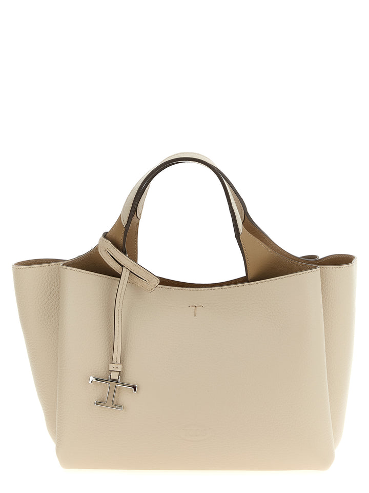Tod'S Mini Leather Handbag Hand Bags - Beige | 8958344033676a9d54fd9dbbe7d493d367e899ce