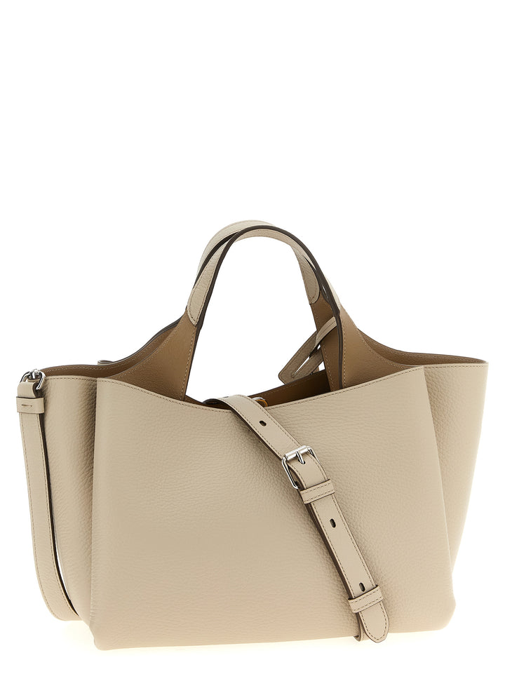Tod'S Mini Leather Handbag Hand Bags - Beige | 6f9ae290bb27a76338fe3a61b02db097b9977e34