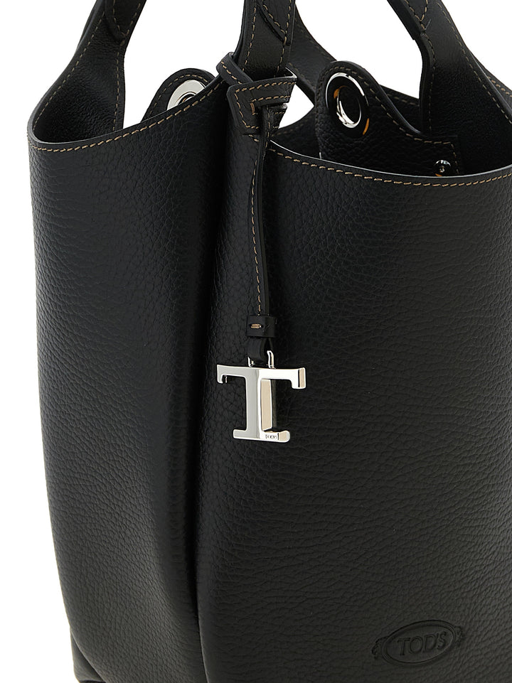 Tod'S T Timeless Hand Bags - Black | fc8b371a2d9ab98d1c8425fec18a6cb79a5cb594