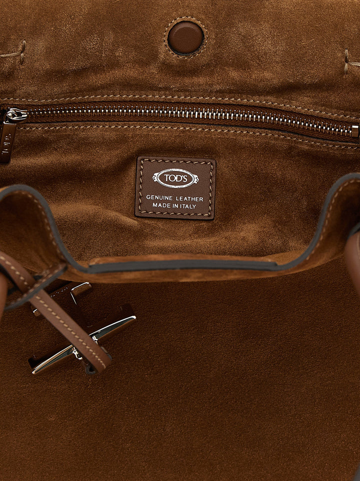 Tod'S Buz Shoulder Bags - Brown | 96d0009cf460412c2257c5b4e6d25812e6fcaed4