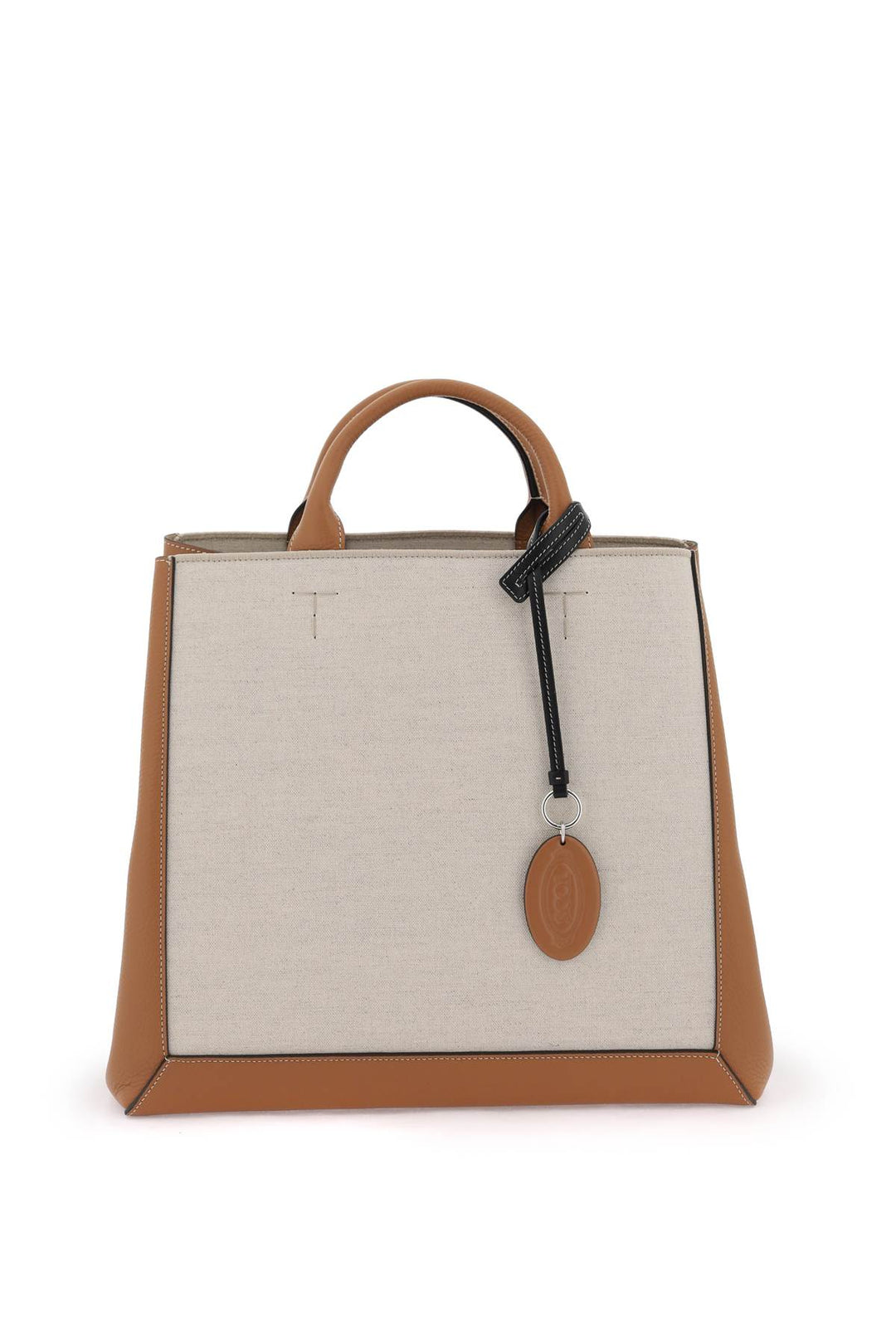 Canvas & Leather Tote Bag