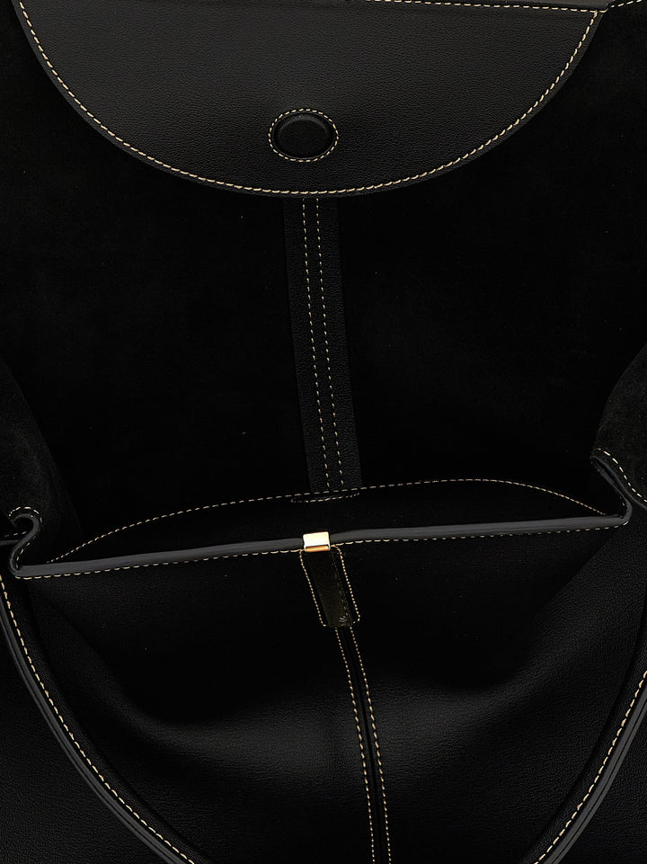 Tod'S Ebr Tote Bag - Black | 5f49f9fbf9c8994a486cfecd350f3fb8ede70139