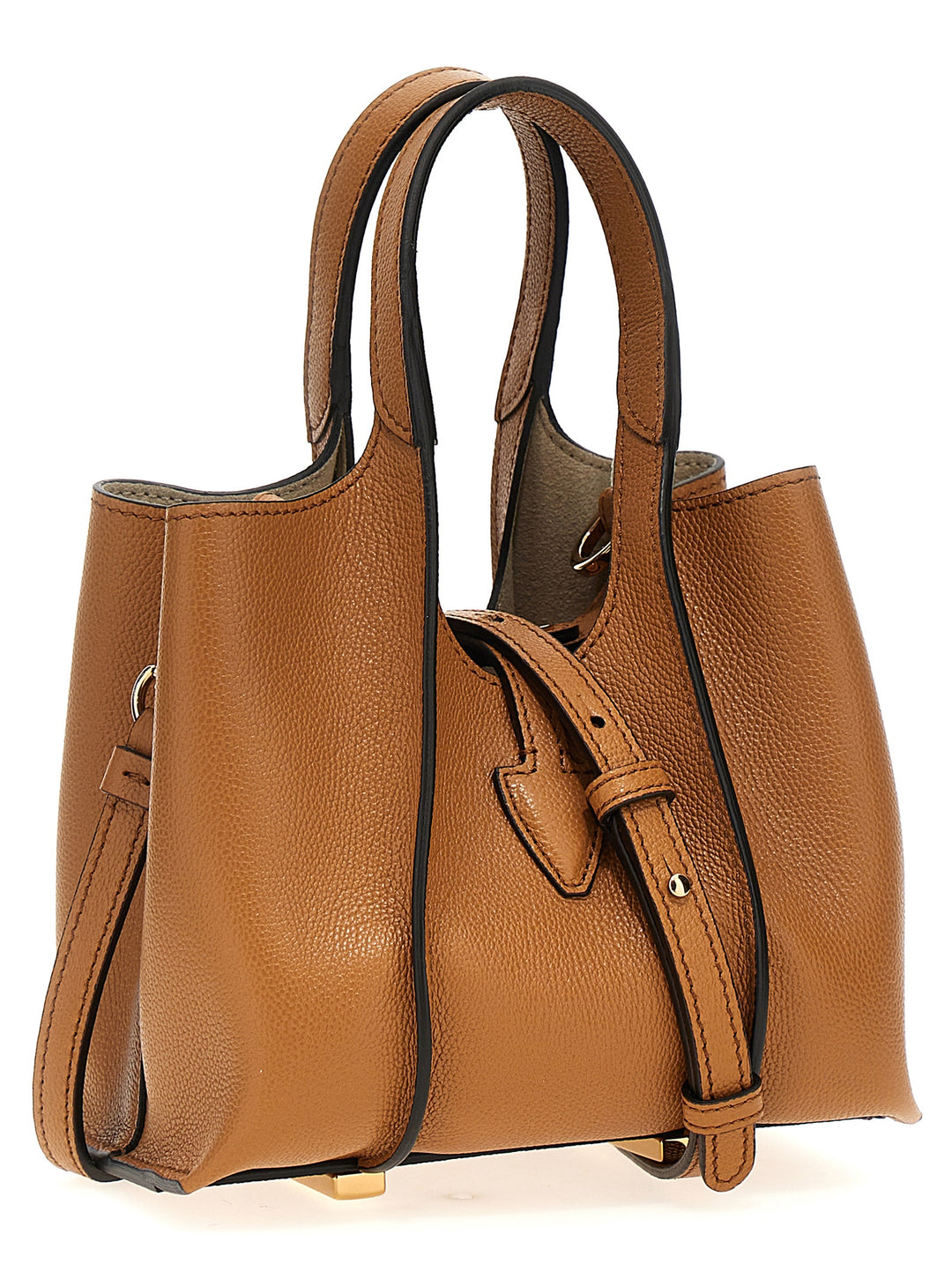 T Micro Hand Bags Brown