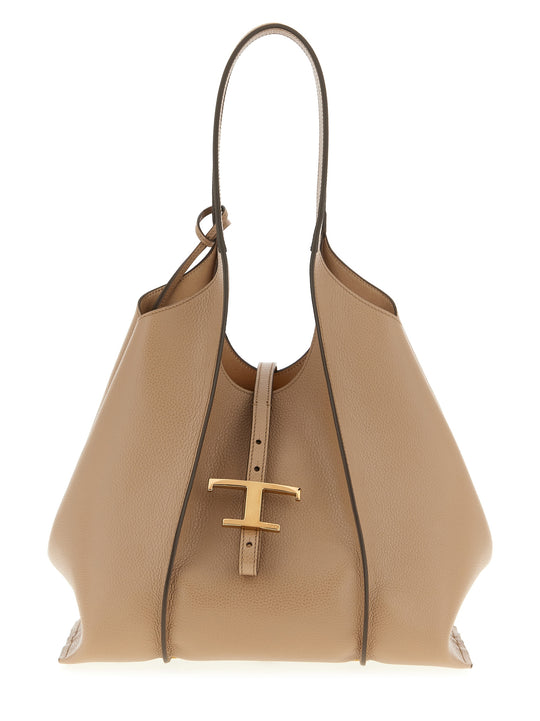 T Timeless Shoulder Bags Beige
