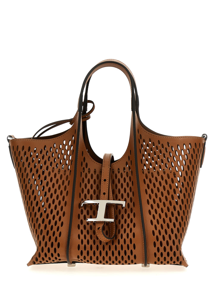 T Timless Tote Bag Brown