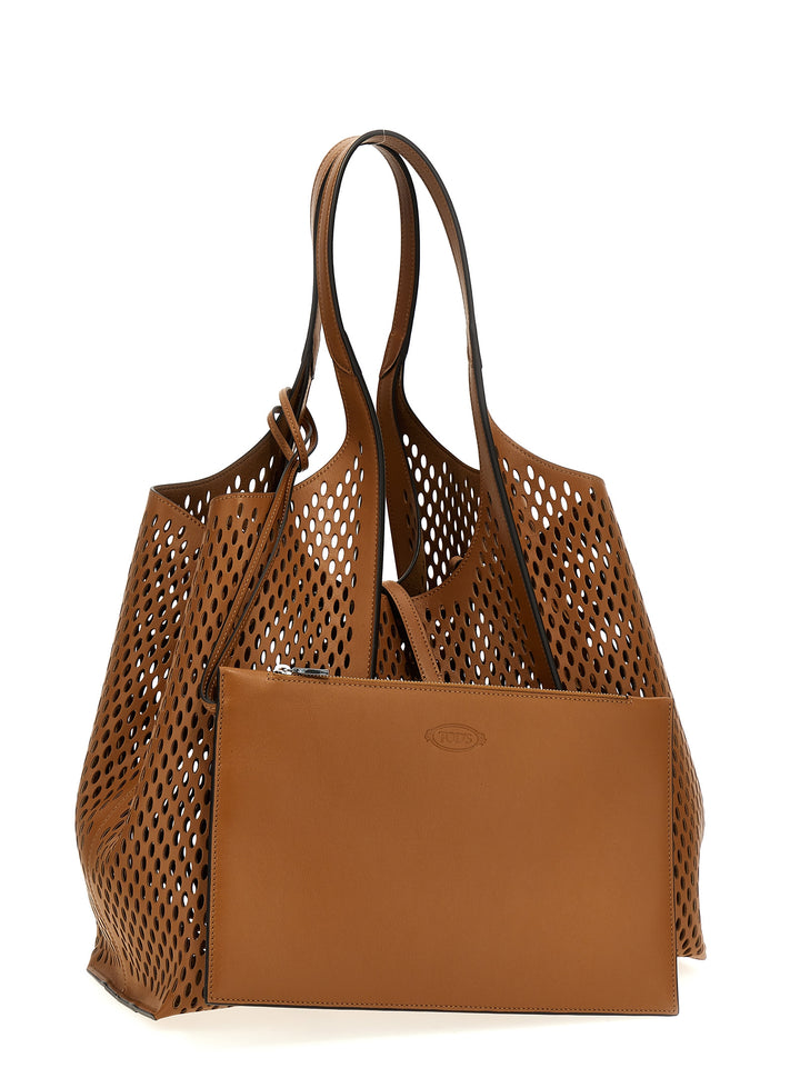 T Timless Tote Bag Brown