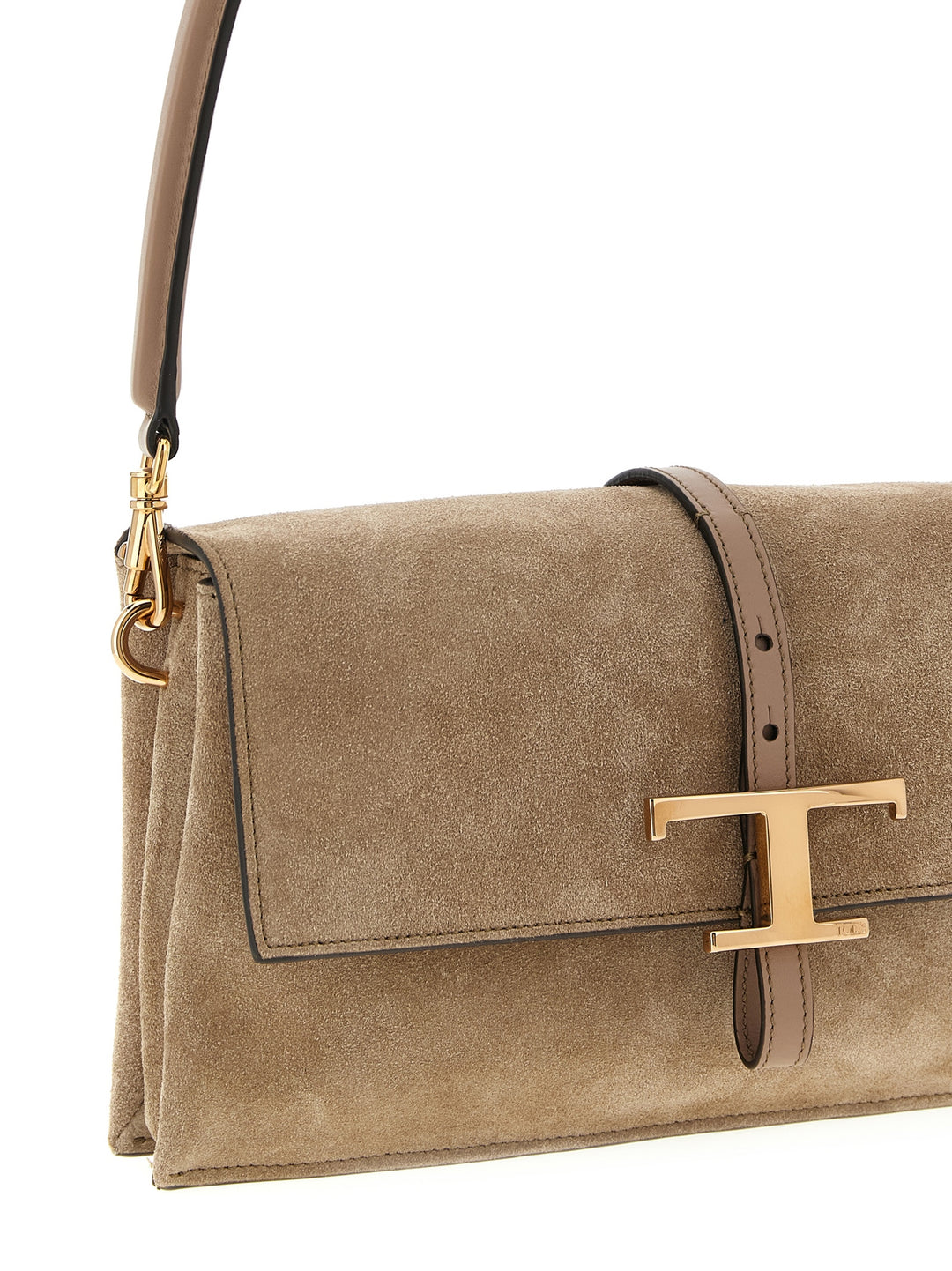 Tod'S Tse Tracollina Shoulder Bags - Beige | ab567df76d4e0b4701368f6f2a91985af54dc3b1