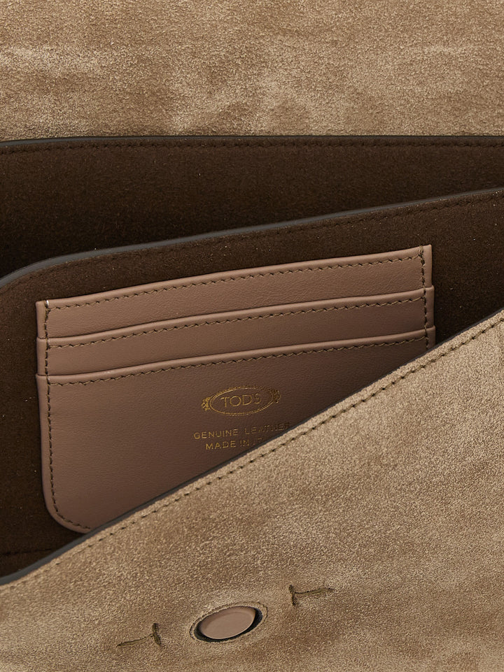 Tod'S Tse Tracollina Shoulder Bags - Beige | 361a470f291cefe54fc70fead47bc947bee60fde