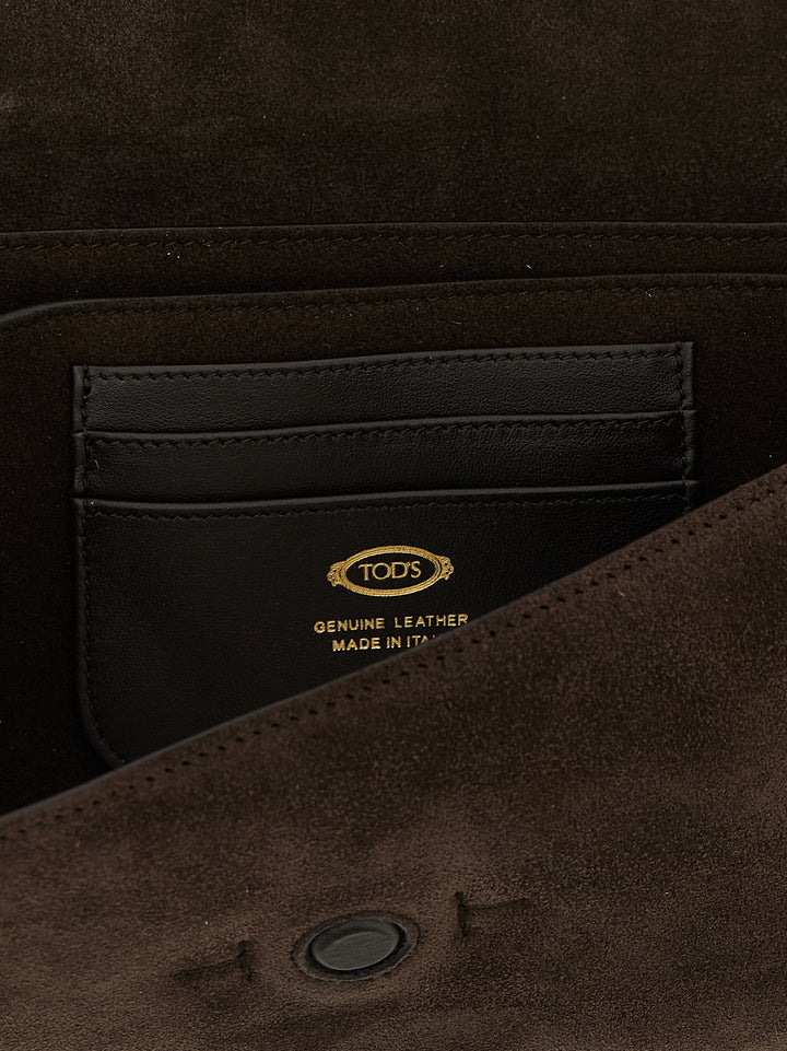 Tod'S T Timeless Shoulder Bags - Brown | b215064f1fcc79bd1e5807fb18f7a9cd43ae3caf