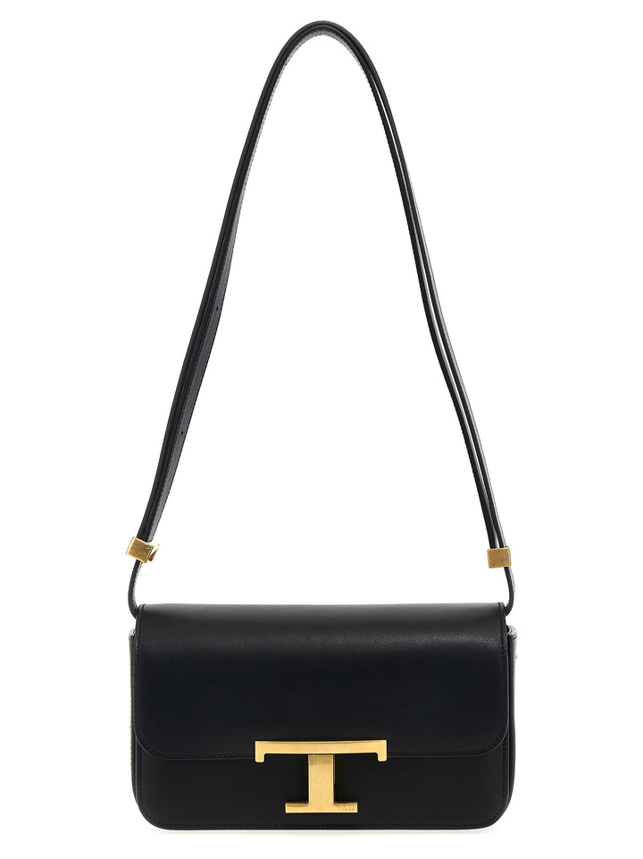 T Micro Crossbody Bags Black