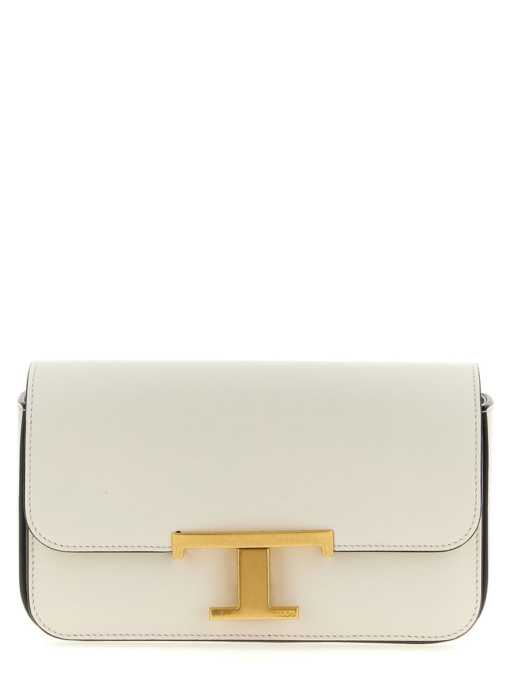 Tod'S T-Timeless Crossbody Bags - Beige | 9a34fcb2213f2c69113b2feed142b6ac6d4eb446