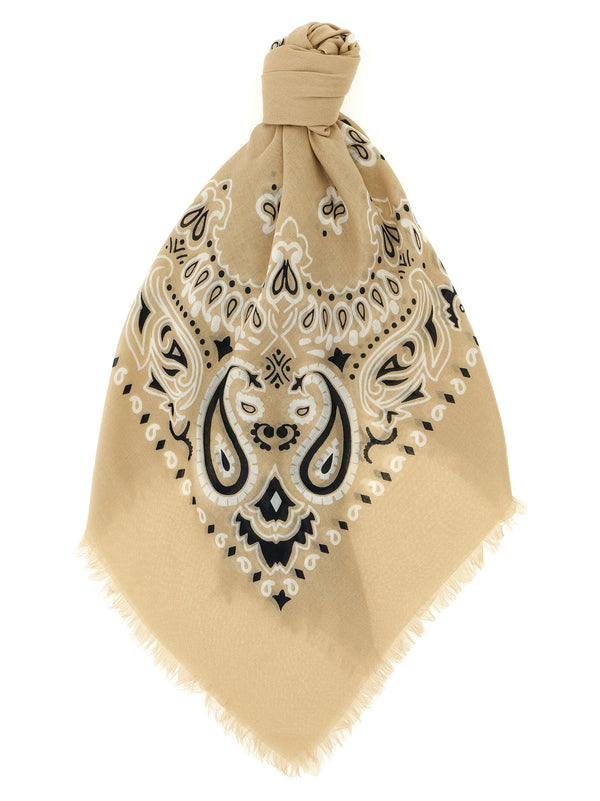 Bandana Stole Scarves And Foulards Beige