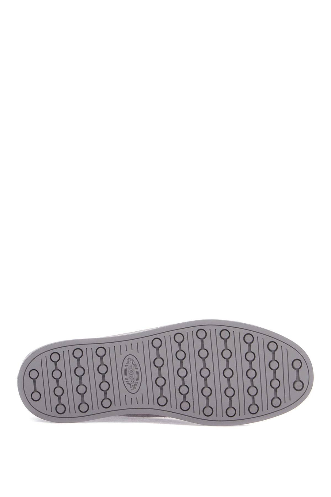 Lace Up Shoes In Suede Mouse Grey With Rubber Sole