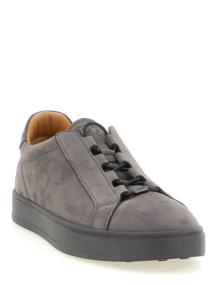 Tod'S Nubuck Sneakers - Gray | 97a839bbebd48d9dea51c7e1c1c2edc02cf109d6