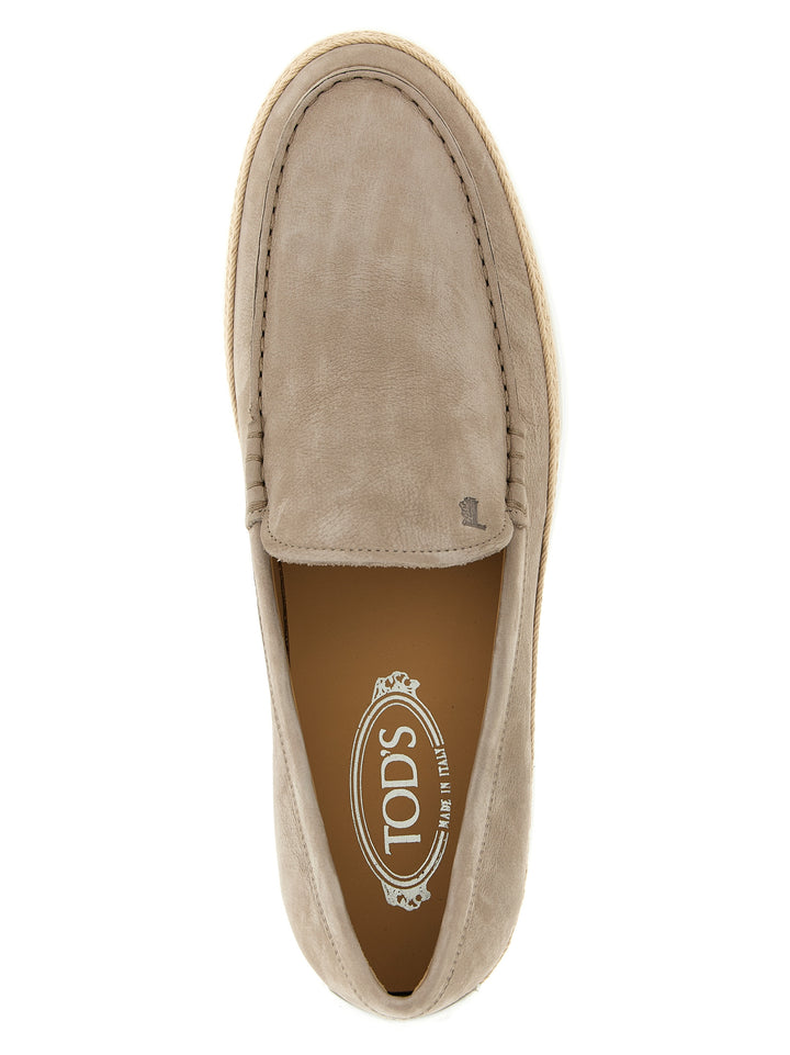 Tod'S Pantofola Loafers - Beige | 1a46589741b02fc042c901849c9de7ec0cf4f8e7