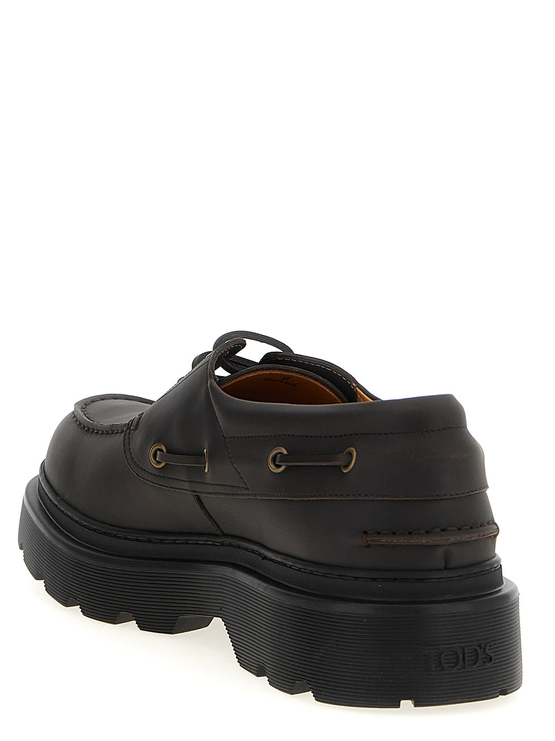 Tod'S Leather Boat Shoe Loafers - Brown | 8cd1f39d7c6039d5bd1683b4c06bae1aa616c1f8