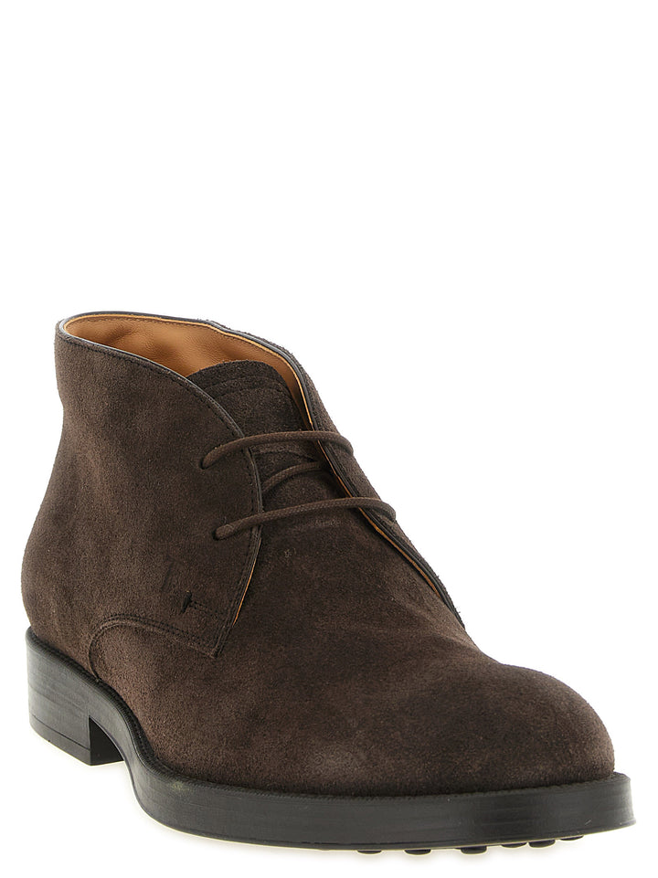 Tod'S Suede Boots Boots and Ankle Boots - Brown | 523567dec2469f89c0664175d08f6b68e203b7ee