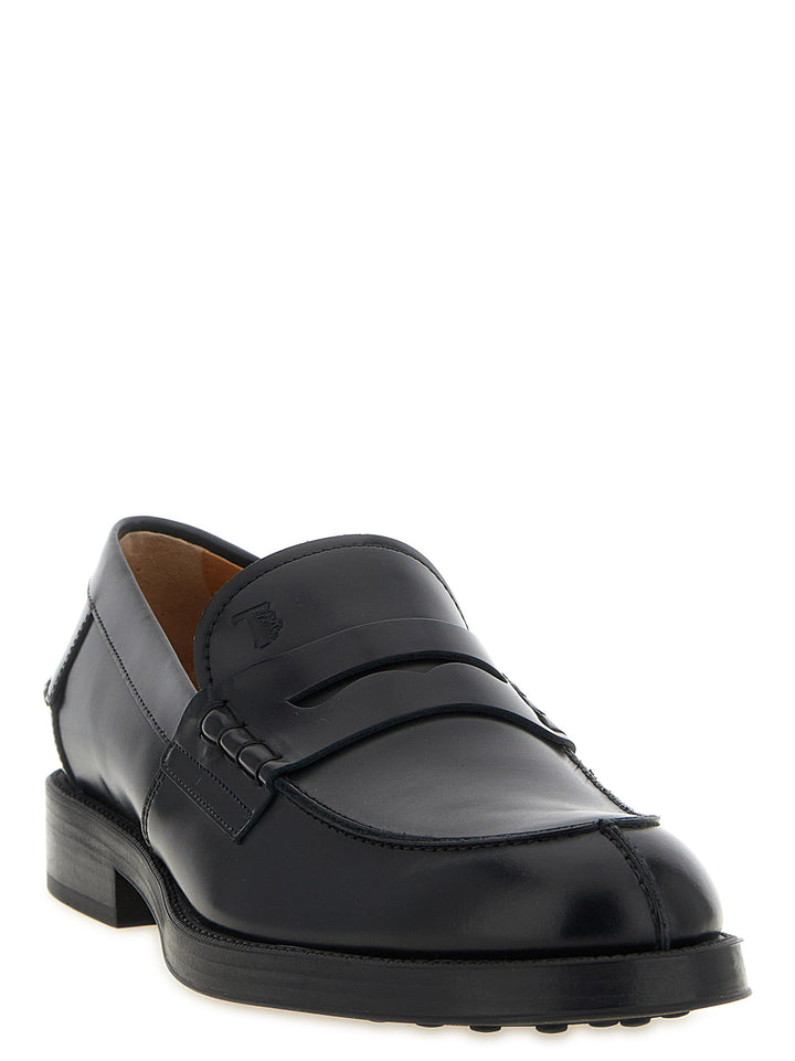 Tod'S Leather Loafers Sneakers - Black | 5876c2960e1c9d8d3cc283c617bd3d9bc680cd5b
