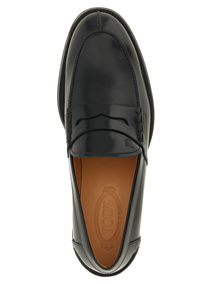 Tod'S Leather Loafers Sneakers - Black | 1156e3b836bb1a776118b026d6ad1a07312ce82b