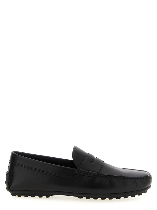 City Gommino Loafers Black