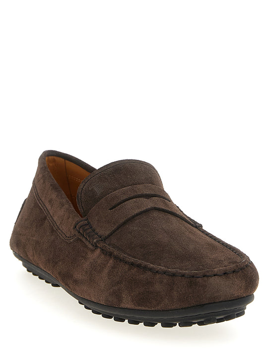 City Gommino Loafers Brown