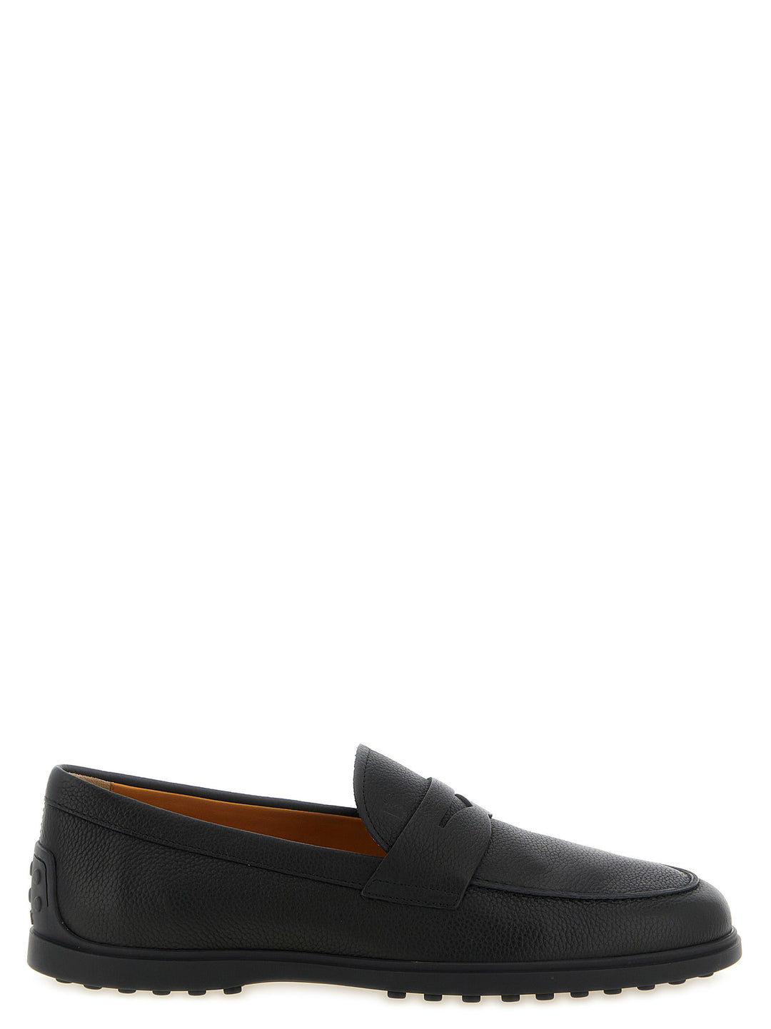 Tod'S Hammered Leather Loafers - Black | 103bd44dc5799b2c5c6a304cf53054f16ff4d6f7