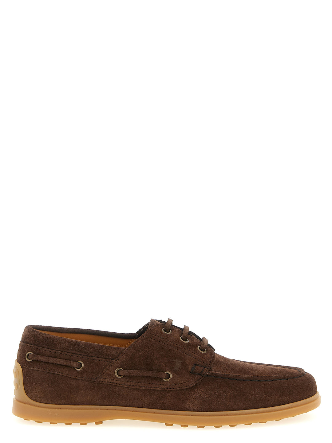 Tod'S Suede Boat Shoe Loafers - Brown | 6961f98adad29932e8d1942bc3914283d25f1db4