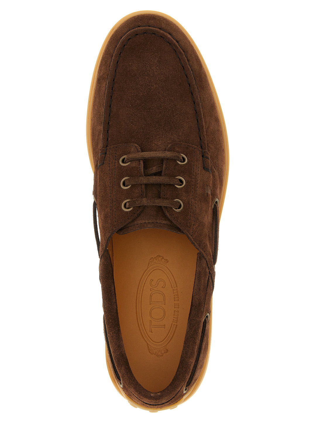 Tod'S Suede Boat Shoe Loafers - Brown | faf2a87343cf983255bb86db84fc6f1c14040844