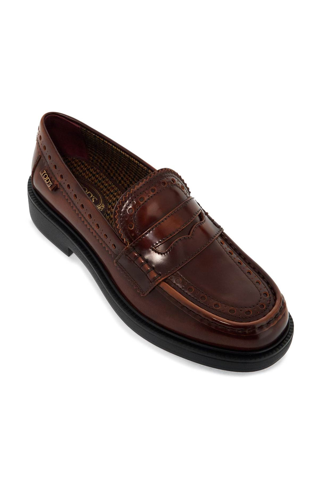 Leather Brogue Loafers