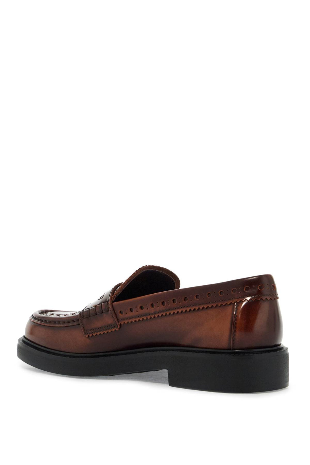 Leather Brogue Loafers