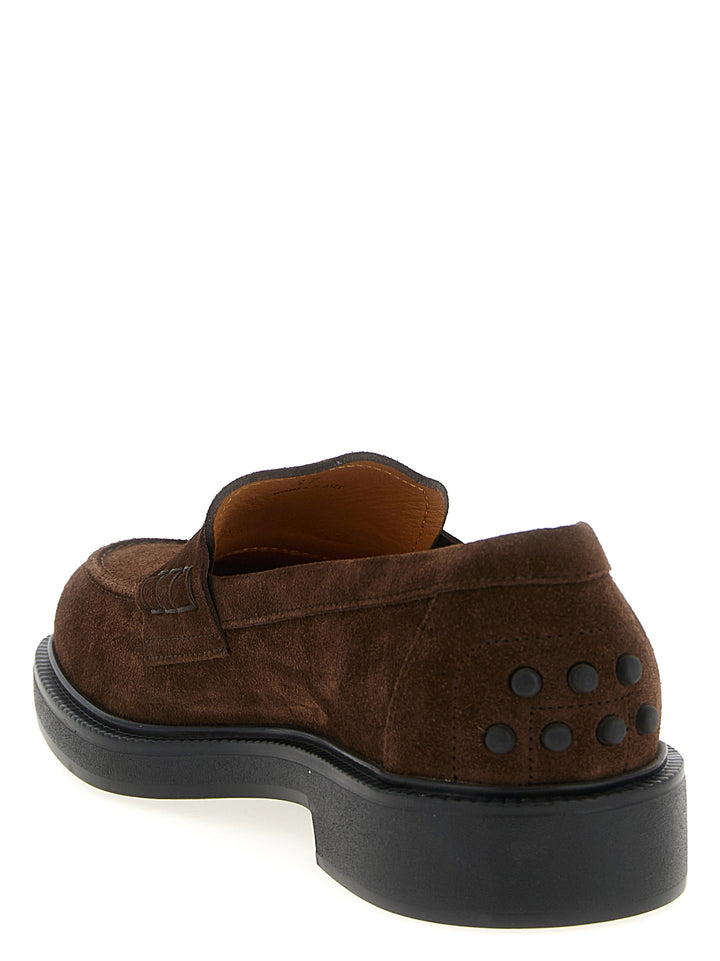 Tod'S Gomma 20l Loafers - Brown | b51639573b4df879f40f94191bd909e6db6ddde2