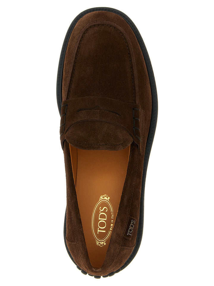 Tod'S Gomma 20l Loafers - Brown | bcdda8068c4b737ea90dd13af1f19fd3d58cf0dc