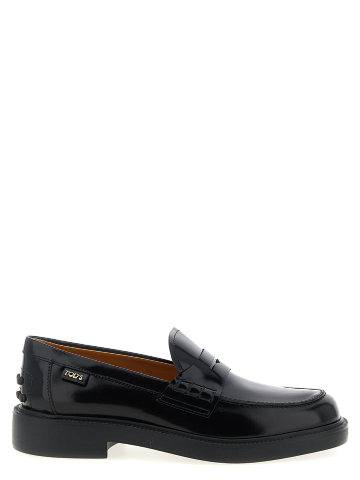Tod'S Gomma 20l Loafers - Black | 5bb5dc8eb08c5ee99bfccee469924d6f9d16bbd3