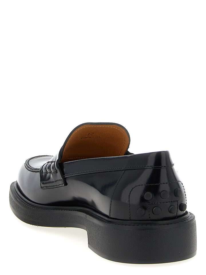 Tod'S Gomma 20l Loafers - Black | 89ddb30dd265b1ed3f7d53fdd272e2e5326d7427