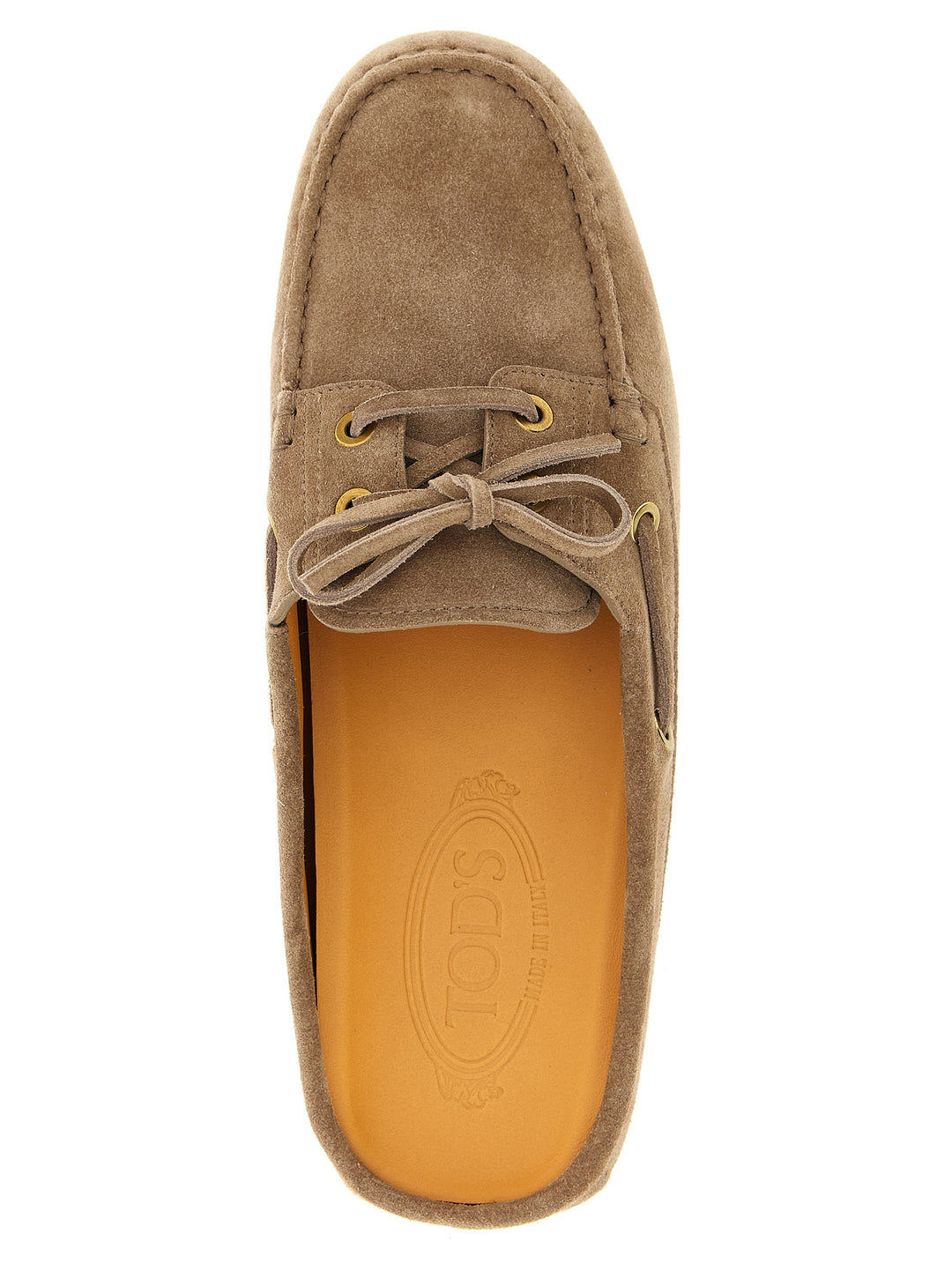 Tod'S Gommino Flat shoes - Beige | aaf565714ea68dd87f8e22475428769bc00e10b8