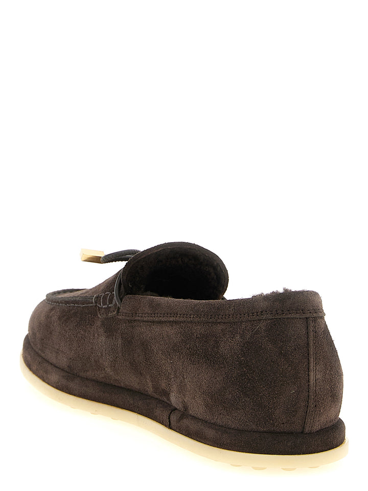 Tod'S Suede Loafers - Brown | 538602c6ebe9684f84ee05401561ef3f7ce6caf2