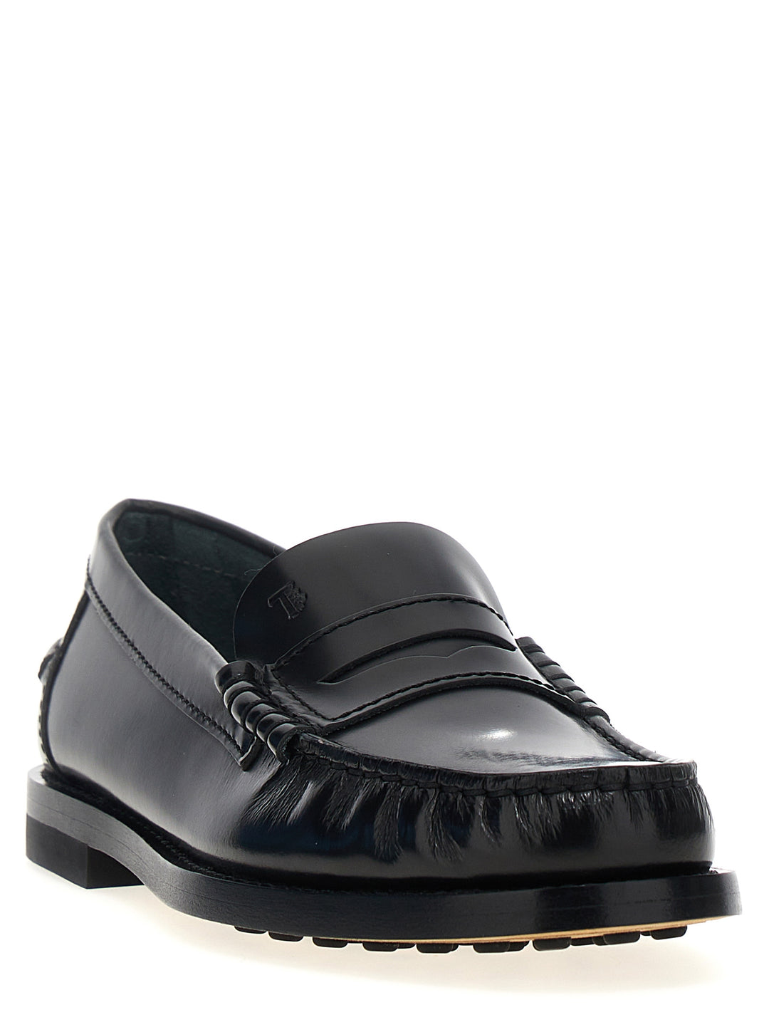 Leather Loafers Black